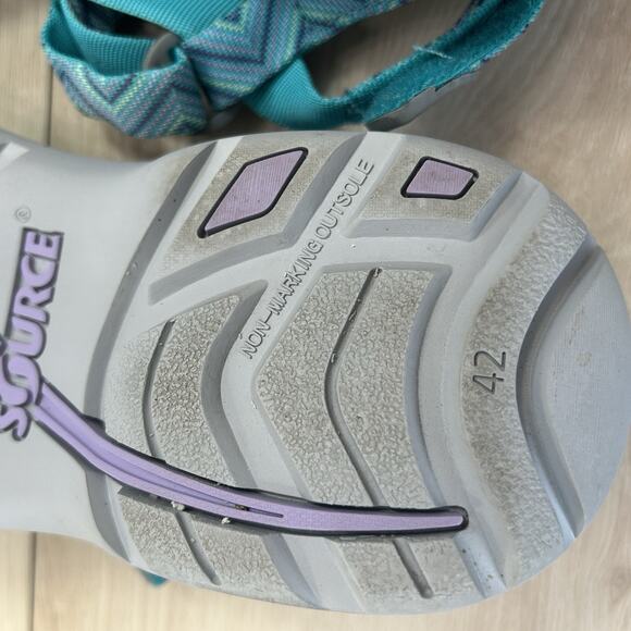 Source Carmel Women size 11 US 42 EU Hiking Walking Confort Sandals Arch Support - Picture 7 of 10